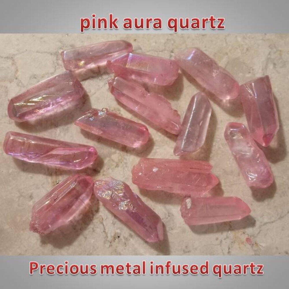 🔥4/$20 ONE pink aura quartz point